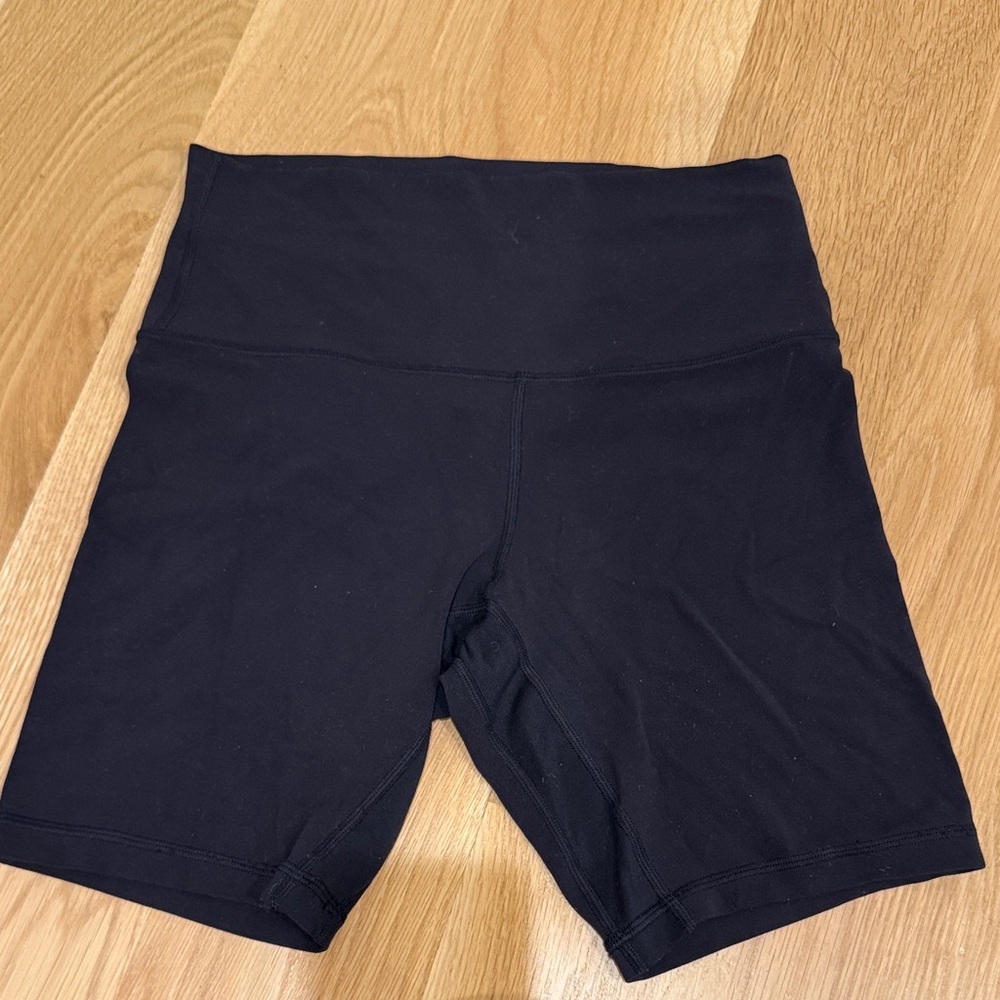 Women's Black High-Waisted Shorts